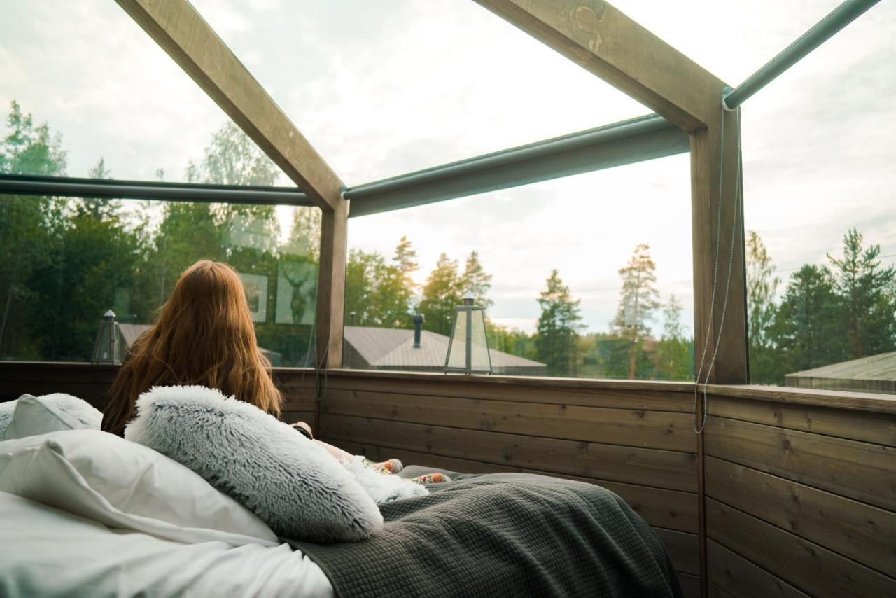 Revontuli Resort Glass Igloos Hankasalmi Eksteriør bilde