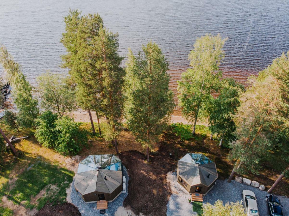 Revontuli Resort Glass Igloos Hankasalmi Eksteriør bilde