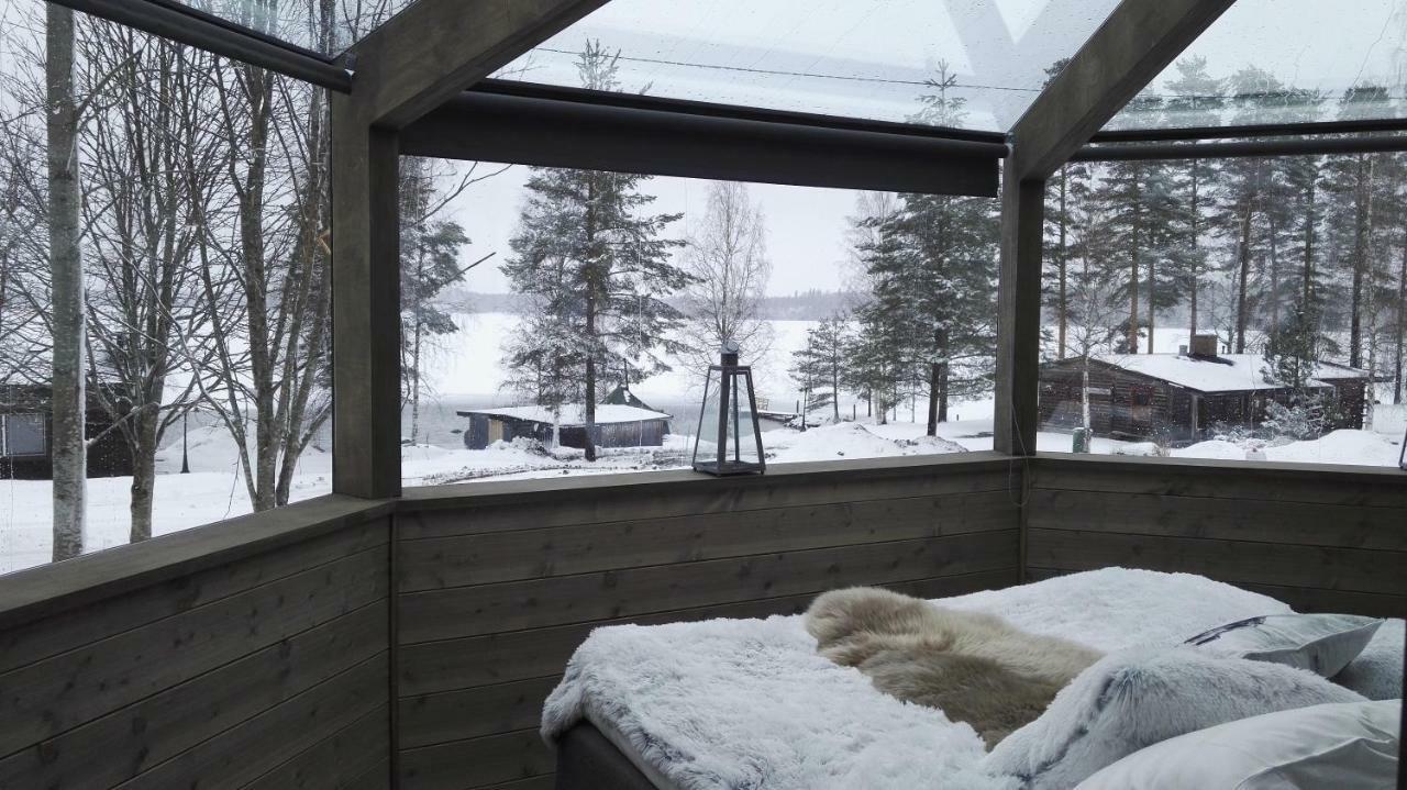 Revontuli Resort Glass Igloos Hankasalmi Eksteriør bilde